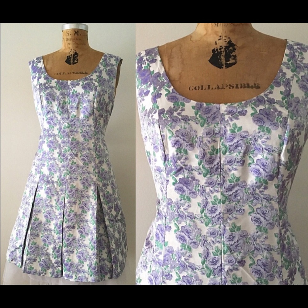 Lace & mesh dress